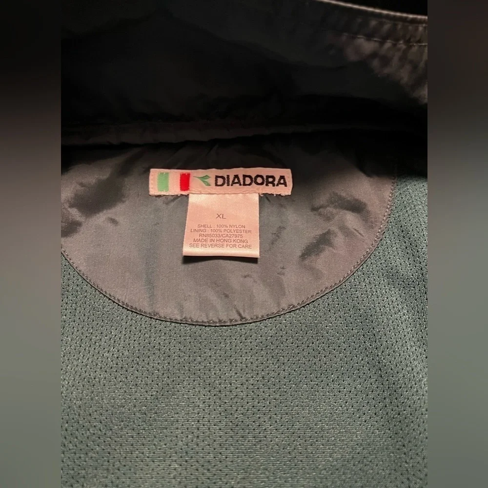 DIADORA PULL OVER WIND BREAKER SIZE XL - Picture 5 of 11